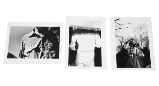 3 Ralph Gibson B&W Photographs Portraits c 1970