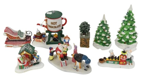 Assortment of Department 56 Town Accessories