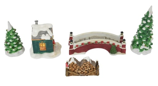 Assortment of Department 56 Town Accessories