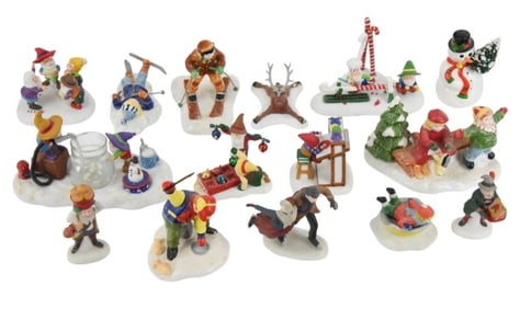 Assortment of Department 56 Town Accessories