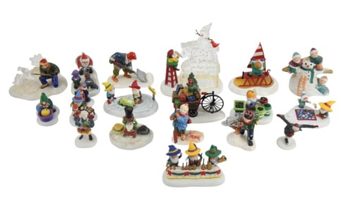 Assortment of Department 56 Town Accessories