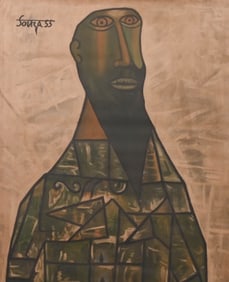 Francis Newton Souza Acrylic on Canvas