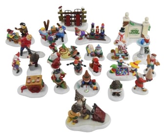 Assortment of Department 56 Town Accessories
