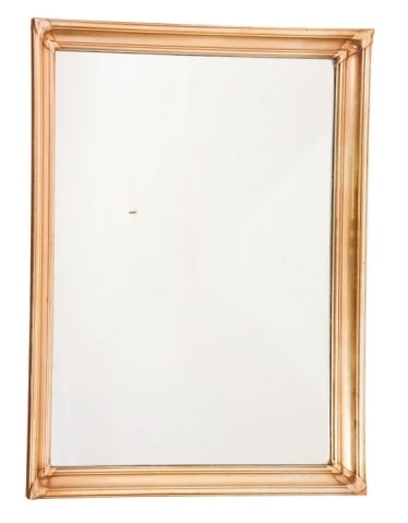 Art Deco Carved Gilt Frame Wall Mirror (1 of 9)