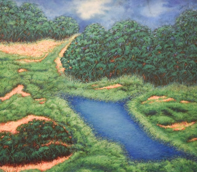 Paramjit Singh Untitled Oil on Canvas: Paramjit Singh Untitled Oil on Canvas.Any condition statement is given as a courtesy to a client, is only an opinion and should not be treated as a statement of fact.. All sales are final. SOLD AS IS.