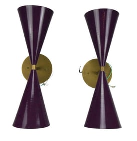 Pair Blueprint Lighting NYC Tuxedo Wall Sconces