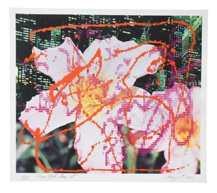 James Rosenquist Signed Serigraph NY Says It