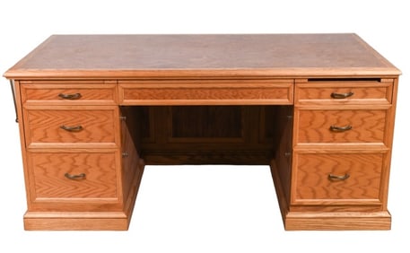 Traditional Oak Office Desk
