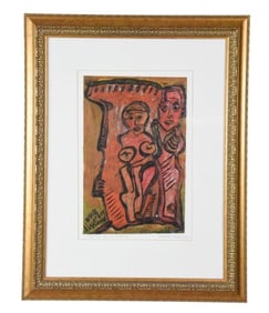 Alexander Gore Signed Expressionist Oil Painting