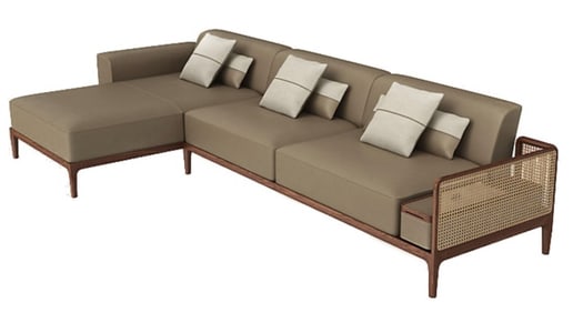 Hermes Sofa Sellier 2 Seater with Lounge Chair