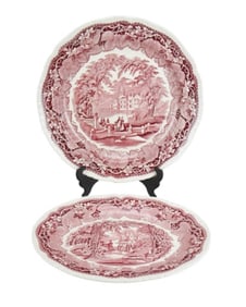 Masons Porcelain Vista Transfer Ware Platters