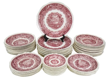 Masons Porcelain Vista Transfer Ware Dinner Set