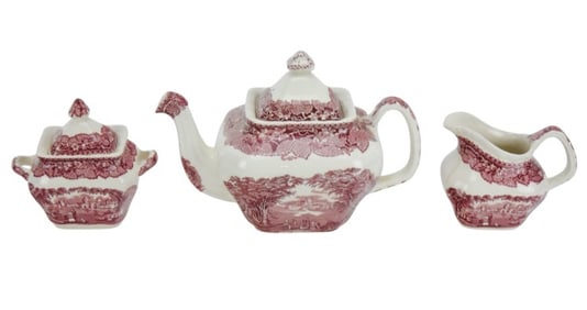 Masons Porcelain Vista Transfer Ware Tea Set