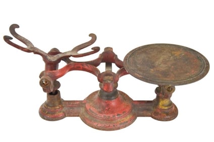 Antique Cast Iron Balance Scale Base