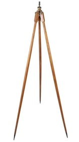 Antique Surveyors Brass Transit Level Tripod