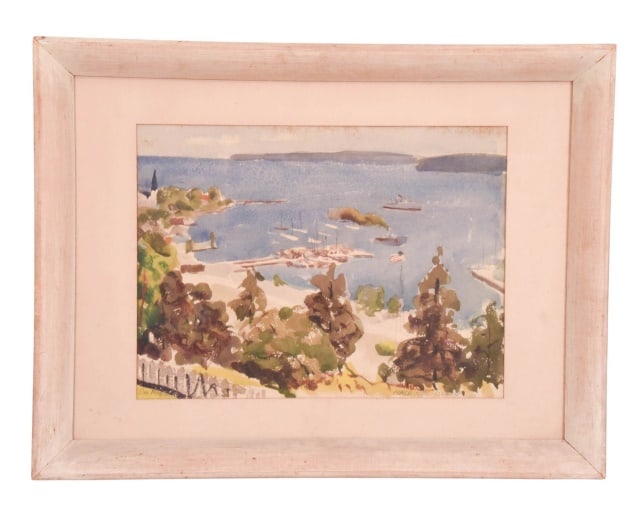 Don Louis Ruf SIgned Watercolor Painting Mackinac (1 of 10)