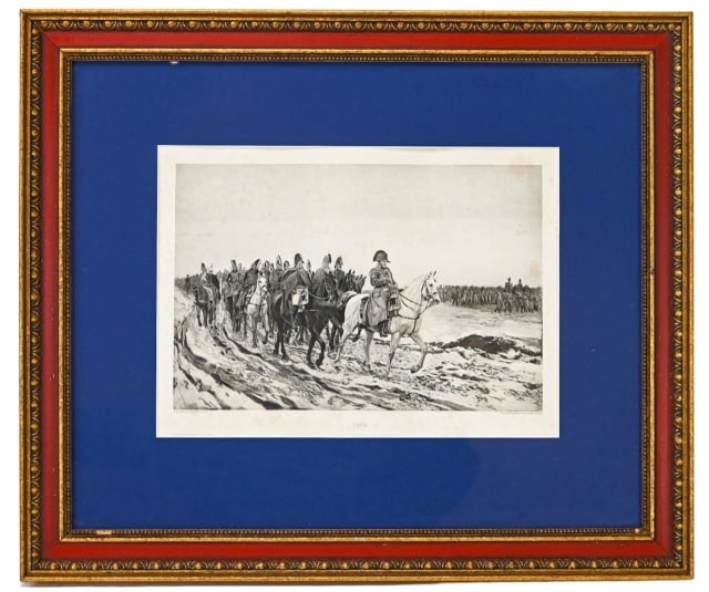 Antique J.L.E. Meissonier Pinx Print Paris (1 of 11)