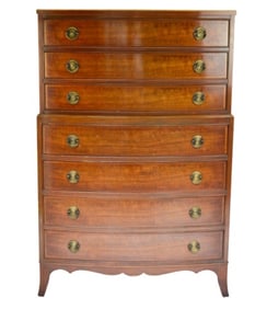 Rway Hepplewhite Style Chest On Chest