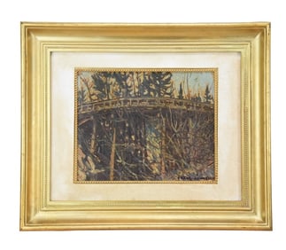 Francis Hans Johnston Signed Oil Painting