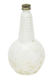 1939 World's Fair Uranium Glass Globe Decanter