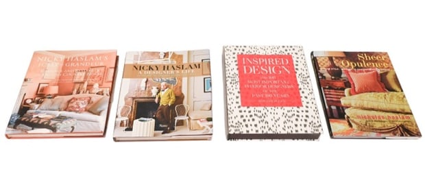 4 Hard Cover Coffee Table Books Interior Design