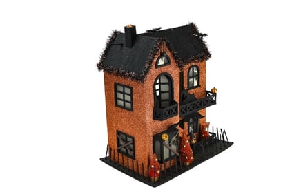 Halloween Vintage Display Electric Haunted House