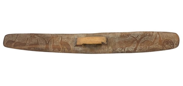 Australian Aboriginal Hand Carved Battle Shield