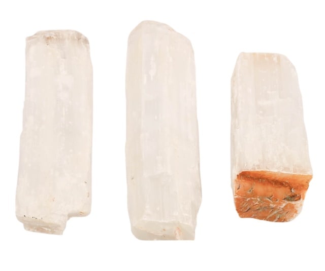 Set of Three Selenite Log Crystals (1 of 11)