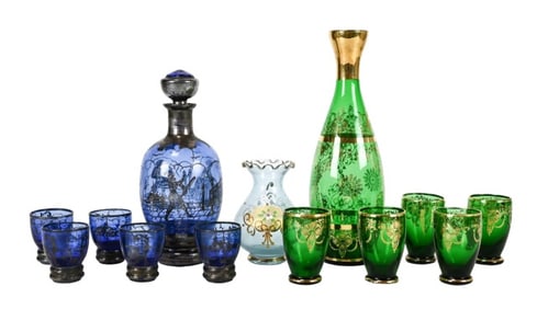 Collection Bohemian Glass Tabletop Items