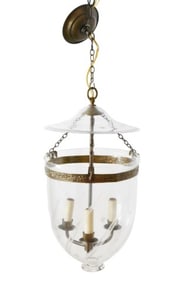 Vaughan Designs Star & Wheat Bell Jar Light