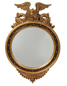 Federalist Bulls Eye Style Composite Mirror