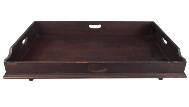 Antique American Primitive Hand Carved Butler Tray (1 of 8)
