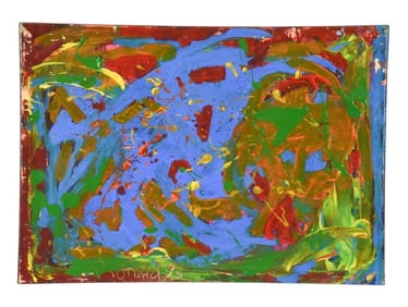 William Ronald Smith Signed Abstract Painting