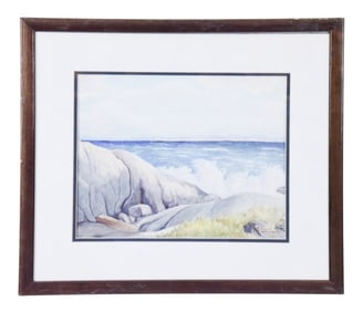 Franklin Carmichael Signed Watercolor Painting