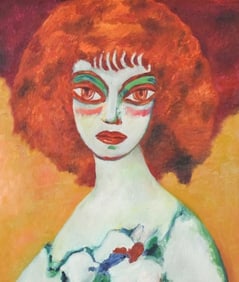 After Kees van Dongen Oil Painting Portrait