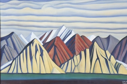 After Lawren Harris Oil Painting of Landscape