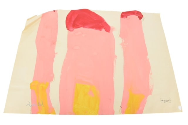 William Ronald Signed Tempera Abstract Painting (1 of 7)