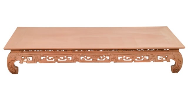 Chinese Hand Carved Low Kang Coffee Table (1 of 12)