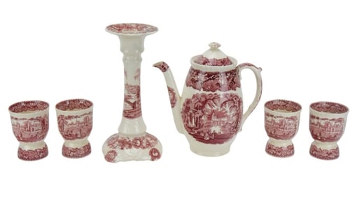 Masons Porcelain Vista Transfer Ware Pieces