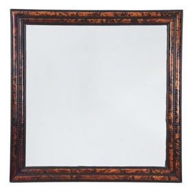 Antique Belgian Darc & Verkaar Wall Mirror