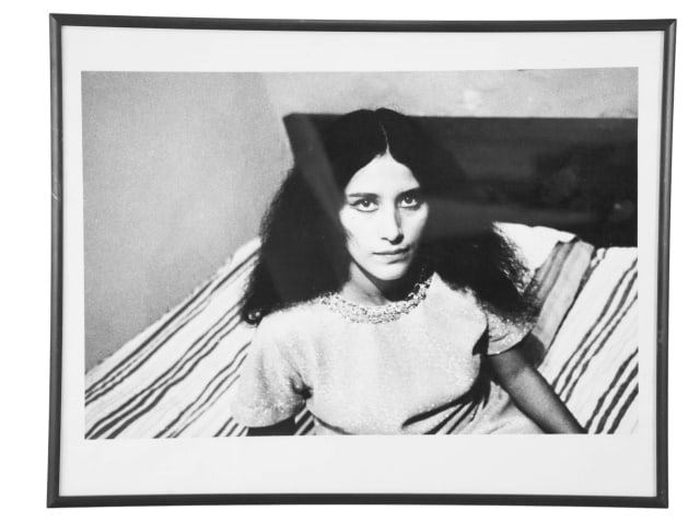 Ralph Gibson B&W Photograph Portrait Circa 1970: Ralph Gibson, American Born 1939, Black & White Photograph Portrait of Woman Circa 1970's. Framed measures 11 inches x 14 inches.