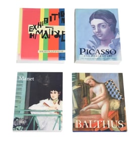 4 Vintage Coffee Table Art Books
