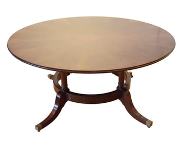 Antique Jacobean Table on Casters w/ 5 Leaves