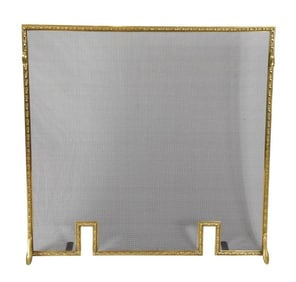 Custom Brass Fireplace Screen