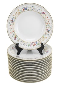 16 Tiffany & Co Limoges Audubon Soup Plate Sets