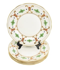 5 William Yeoward Giralda Dinner Plates by HGL