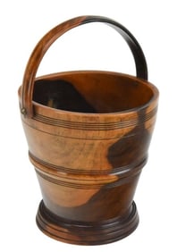 Antique George III Treenware Container Bucket