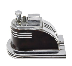 Ronson Art Deco Touch Tip Streamline Lighter