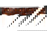 Maitland Smith Mahogany Serpentine Sideboard