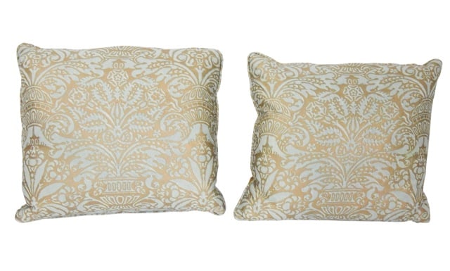 2 Italian Mariano Fortuny Campanelle Down Pillows (1 of 4)